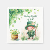 St. Patrick's Day Party Paper Napkin Serviette (Vorderseite)