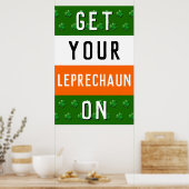 St. Patrick's Day Party Plakat (Küche)