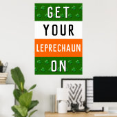 St. Patrick's Day Party Plakat (Heimbüro)