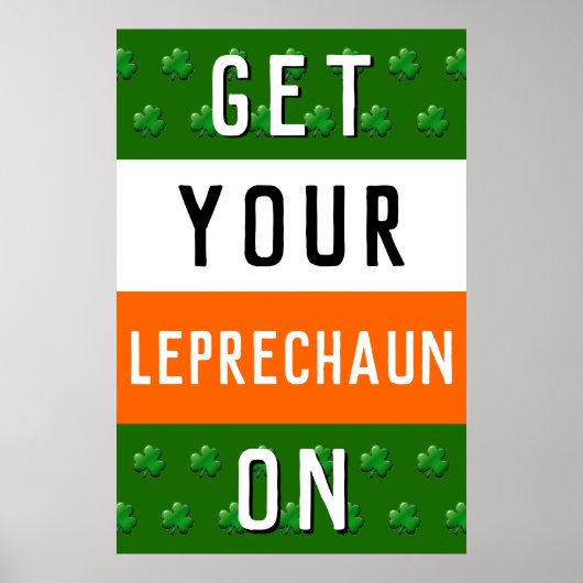 St. Patrick's Day Party Plakat (Vorne)