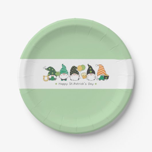 St Patrick's Day Party plates Pappteller (Vorderseite)