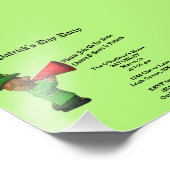 St. Patrick's Day Party Potluck Ankündigung Fotodruck (Ecke)