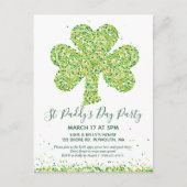 ST. PATRICK'S DAY Party Sharmock Postkarte (Vorderseite)