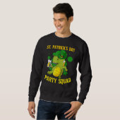 St Patrick's Day Party Squad Ireland Green St Patr Sweatshirt (Vorne ganz)