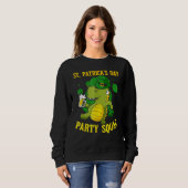 St Patrick's Day Party Squad Ireland Green St Patr Sweatshirt (Vorne ganz)