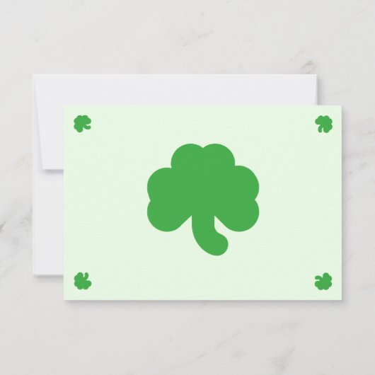 St Patrick's Day Party UAWG Einladungskarte erstel (Rückseite)