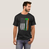 St Patrick's Day Patriotic Woodworking Irish Ameri T-Shirt (Vorne ganz)