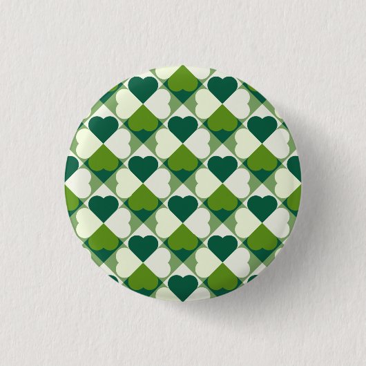 St. Patrick's Day Pattern Button (Vorderseite)