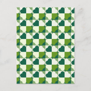 St. Patrick's Day Pattern Feiertagspostkarte