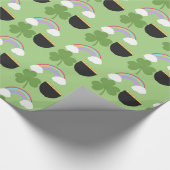 St. Patrick's Day Pattern Geschenkpapier (Ecke)