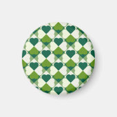 St. Patrick's Day Pattern Magnet (Vorne)