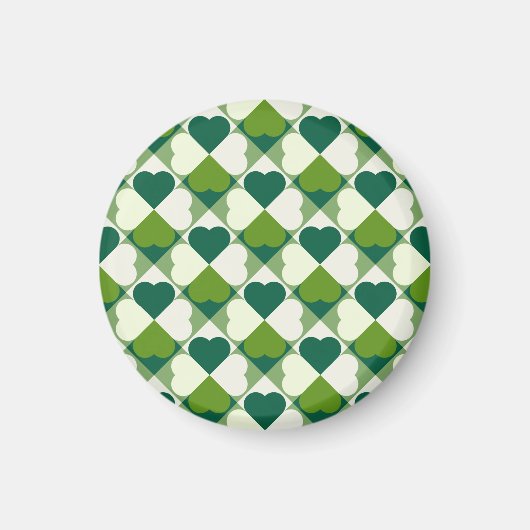 St. Patrick's Day Pattern Magnet (Vorne)