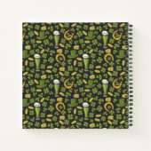 St. Patrick's Day Pattern Notizblock (Rückseite)
