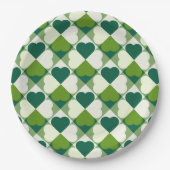 St. Patrick's Day Pattern Pappteller (Vorderseite)