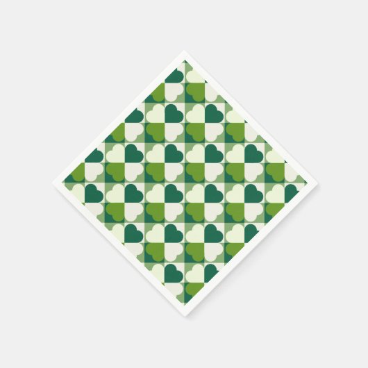 St. Patrick's Day Pattern Serviette (Ecke)