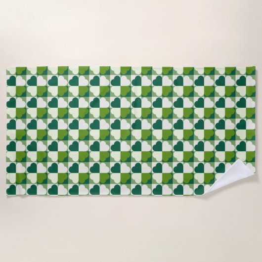 St. Patrick's Day Pattern Strandtuch (Vorderseite)