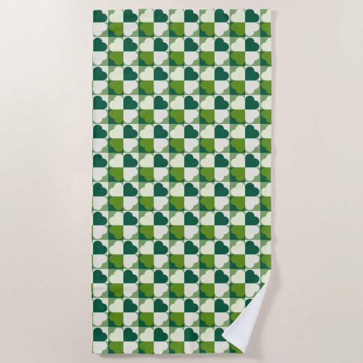 St. Patrick's Day Pattern Strandtuch (Vorderseite)