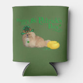 St Patricks Day Pekingese Dosenkühler (Vorderseite)