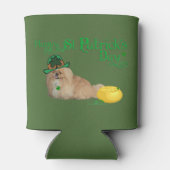 St Patricks Day Pekingese Dosenkühler (Rückseite)