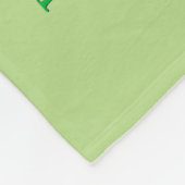 St Patricks Day Pekingese Fleecedecke (Ecke)
