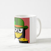 "ST. PATRICK'S DAY" PENGUIN KAFFEETASSE (VorderseiteRechts)