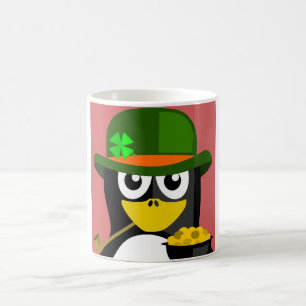 "ST. PATRICK'S DAY" PENGUIN KAFFEETASSE