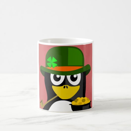 "ST. PATRICK'S DAY" PENGUIN KAFFEETASSE (Mittel)