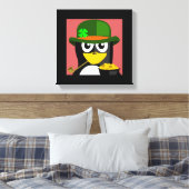 "ST. PATRICK'S DAY" PENGUIN LEINWANDDRUCK (Insitu (Schlafzimmer))
