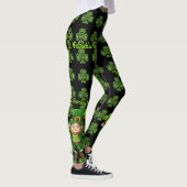St Patrick's Day Personalisieren Text oder Name Gr Leggings (Rechts)