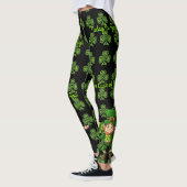 St Patrick's Day Personalisieren Text oder Name Gr Leggings (Links)