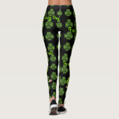 St Patrick's Day Personalisieren Text oder Name Gr Leggings (Rückseite)