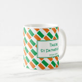 ST PATRICK'S DAY Personalisiert Christlich IRISH F Kaffeetasse (VorderseiteRechts)