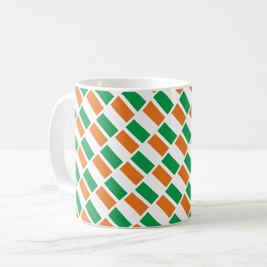 ST PATRICK'S DAY Personalisiert Christlich IRISH F Kaffeetasse (Vorderseite Links)