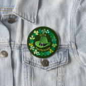 St. Patrick's Day Personalisiert Kiss Me I'm Irish Button (Beispiel)