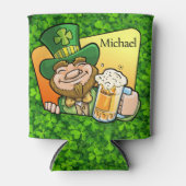 St. Patrick's Day Personalize Name or Text Dosenkühler (Vorderseite)