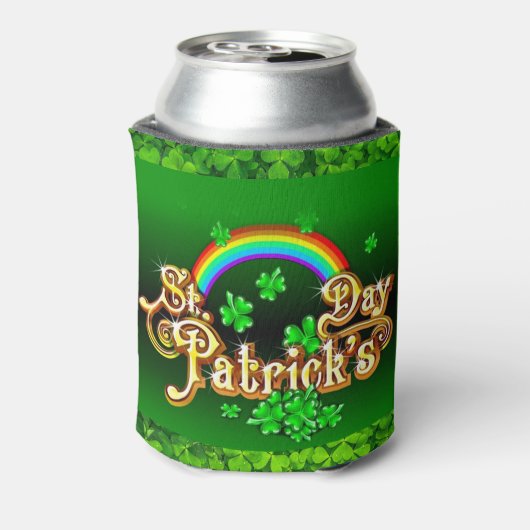 St. Patrick's Day Personalize Name or Text Dosenkühler (Kanne Rückseite)