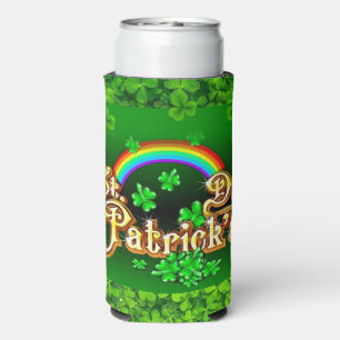 St. Patrick's Day Personalize Name or Text Tall Selters Dosenkühler
