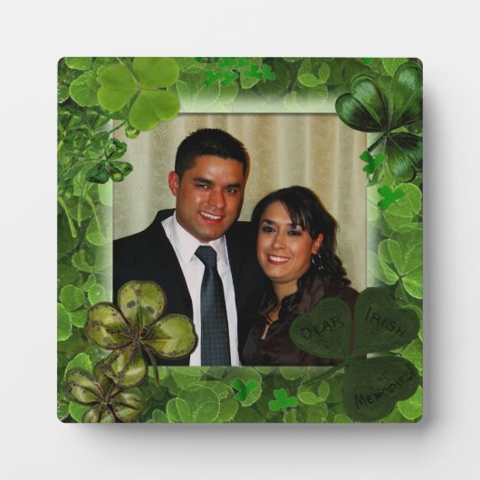 St. Patrick's Day Photo Fotoplatte (Vorderseite)