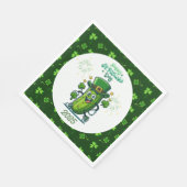 St. Patrick's Day Pickle 2025 Serviette (Ecke)