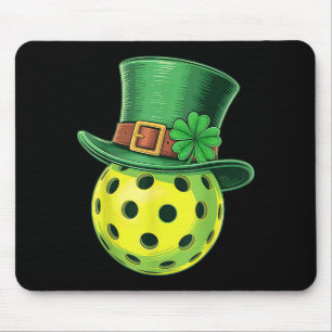 St. Patricks Day Pickleball Paddleball Spieler Mousepad