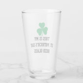 ST PATRICKS DAY PILSNER PINT BIER GLASS GLAS (Rückseite)