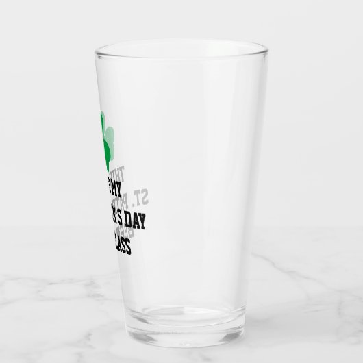 ST PATRICKS DAY PILSNER PINT BIER GLASS GLAS (Links)