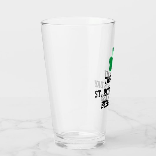 ST PATRICKS DAY PILSNER PINT BIER GLASS GLAS (Rechts)