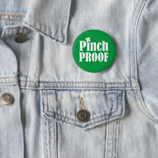 St Patrick's Day Pinch Proof Button (Beispiel)