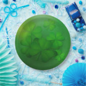 St. Patrick's Day Plate - Clovers Pappteller (Party)
