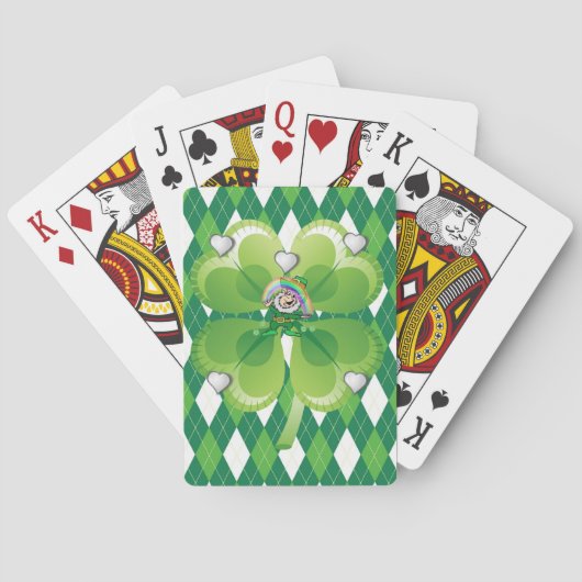 St. Patrick's Day Playing Card Deck Spielkarten (Rückseite)