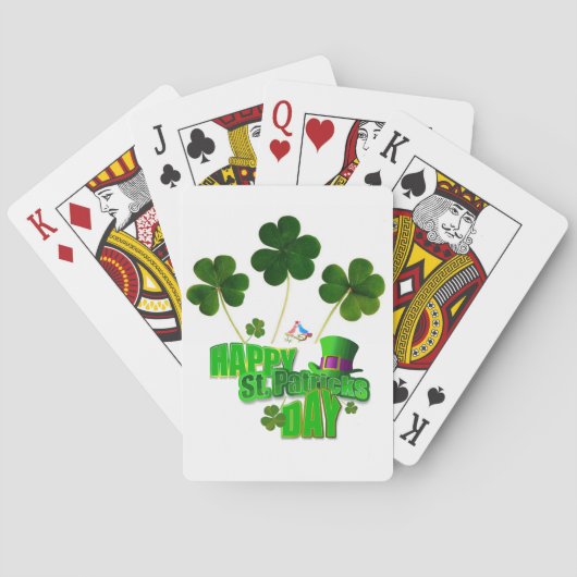St. Patrick's Day Playing Card Deck Spielkarten (Rückseite)