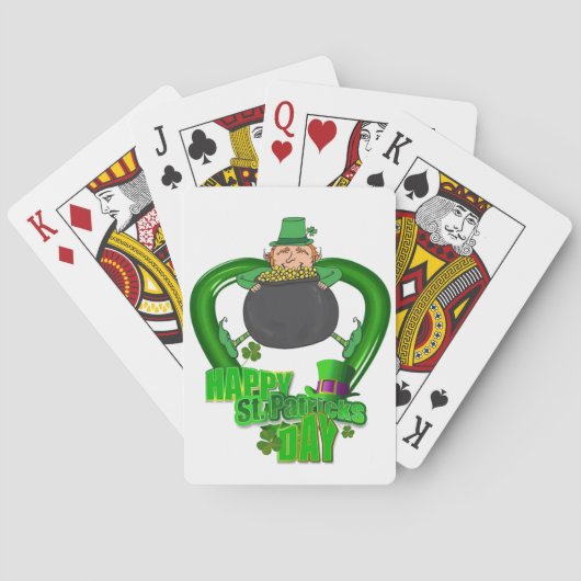 St. Patrick's Day Playing Card Deck Spielkarten (Rückseite)