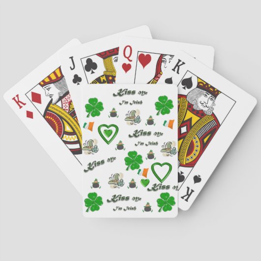 St. Patrick's Day Playing Card Deck Spielkarten (Rückseite)