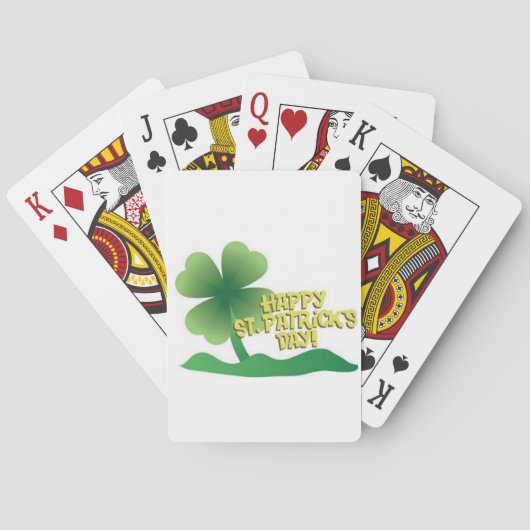 St. Patrick's Day Playing Card Deck Spielkarten (Rückseite)
